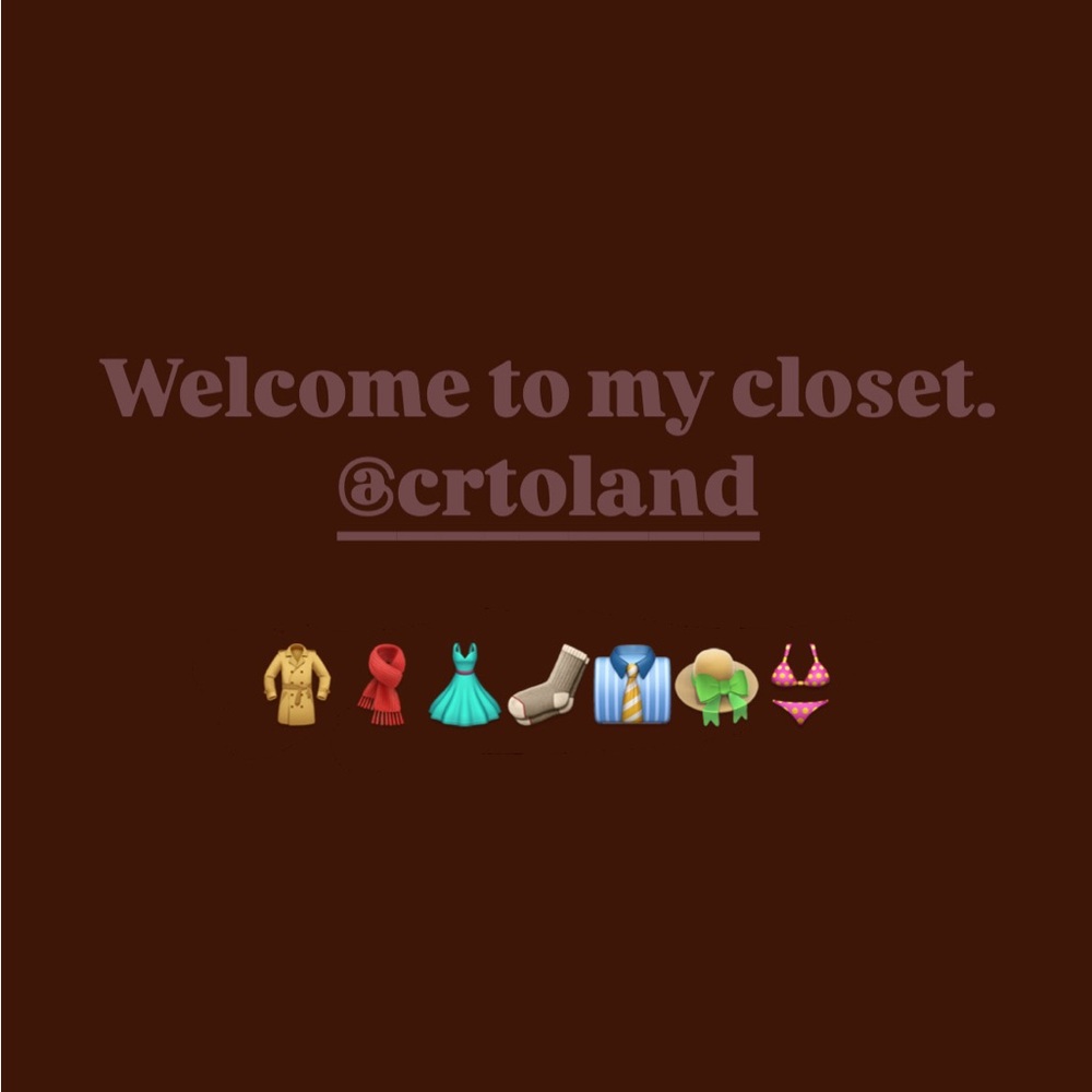 Welcome to my closet! Let’s shop! 🛍